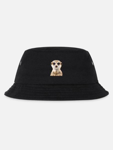 Erdmännchen - Kinder Bucket Hat - Schwarz