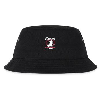 Crazy Karaoke Lady Spaßige Musikliebhaberinnen - Kinder Bucket Hat - Schwarz - Vorne