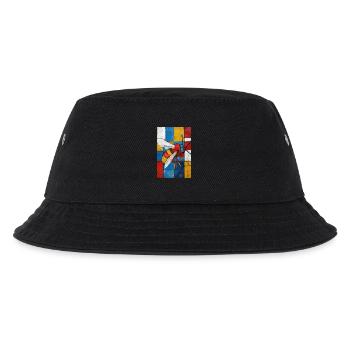 Biene - Kinder Bucket Hat - Schwarz - Vorne