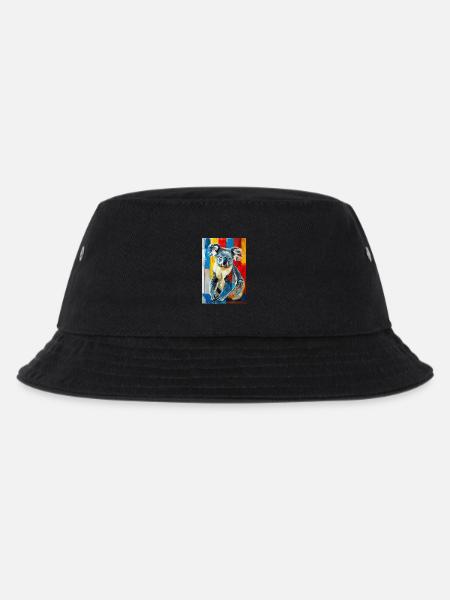 Koala - Kinder Bucket Hat - Schwarz