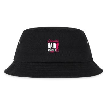 Karaoke Hair Don't Care - Kinder Bucket Hat - Schwarz - Vorne