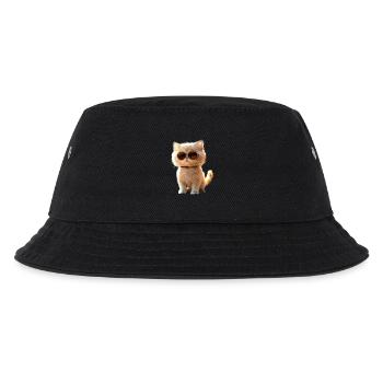 Perserkatze Perser Katze Persian Cat Süße Katzen - Kinder Bucket Hat - Schwarz - Vorne