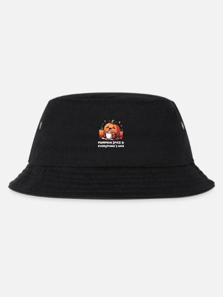Pumpkin spice and everythings nice - Kids’ Bucket Hat - black