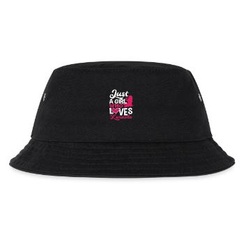 Ein Mädchen Das Karaoke Liebt - Kinder Bucket Hat - Schwarz - Vorne