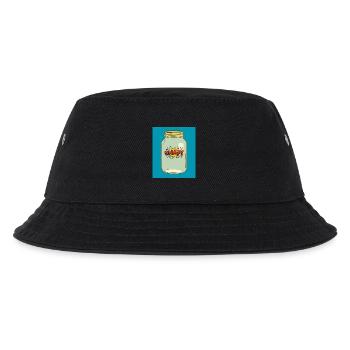Snap! in a Jar – Fun Comic Style Design - Kids’ Bucket Hat - black - Front
