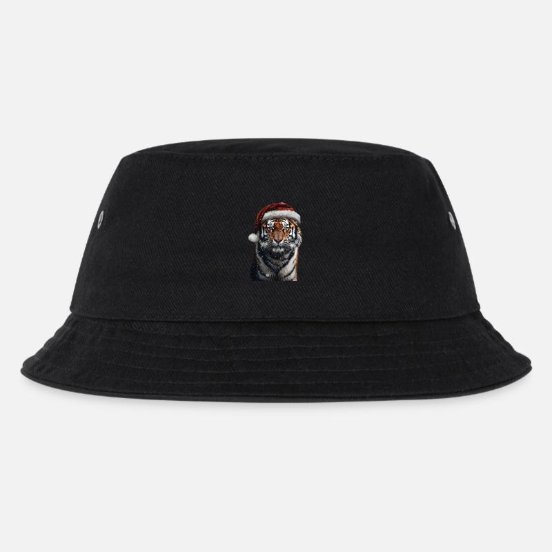 Tiger - Kinder Bucket Hat - Schwarz