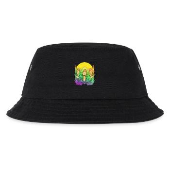 Ancient God Greek From My Head Mythology - Kids’ Bucket Hat - black - Front