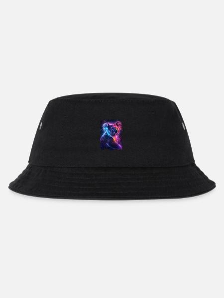 Koala - Kinder Bucket Hat - Schwarz