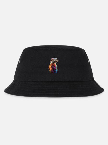 Otter - Kinder Bucket Hat - Schwarz