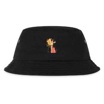 Giraffe - Kinder Bucket Hat - Schwarz - Vorne
