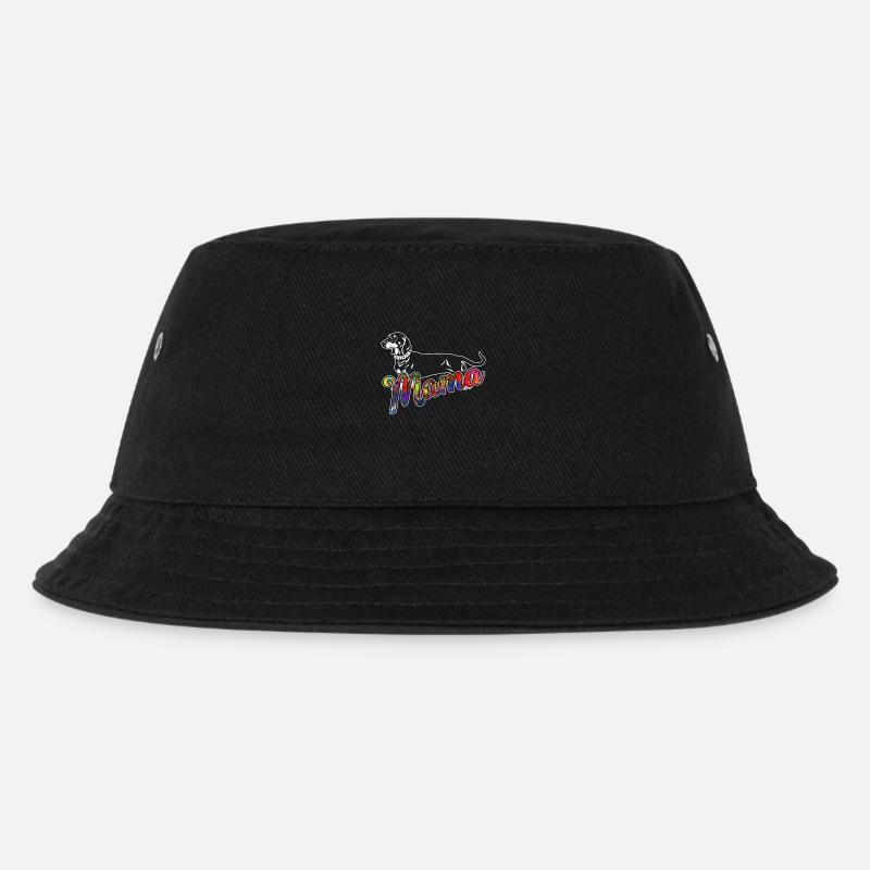 Dachshund Dachshund Mama - Kids’ Bucket Hat - black