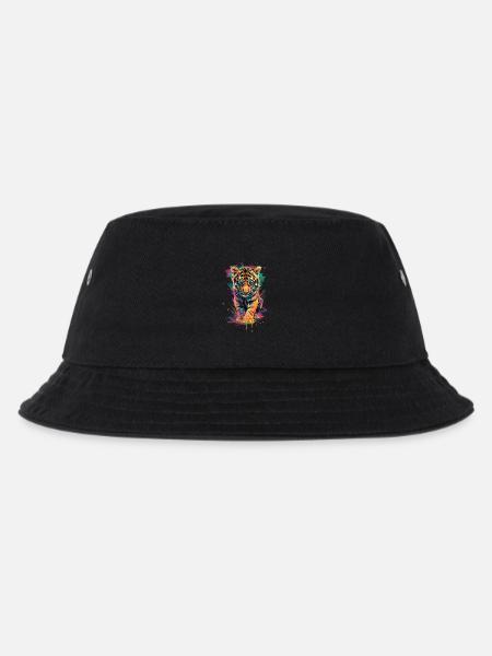 Tiger - Kinder Bucket Hat - Schwarz