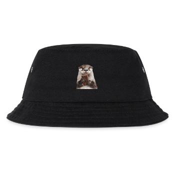 Otter - Kinder Bucket Hat - Schwarz - Vorne