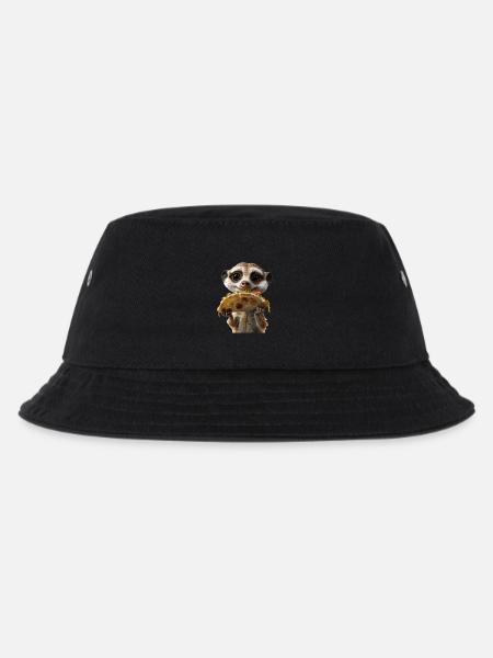 Erdmännchen - Kinder Bucket Hat - Schwarz