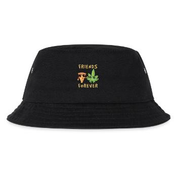 Pizzeria Italie Friends Forever Mozarella Pizza - Bob Enfant - noir - Devant