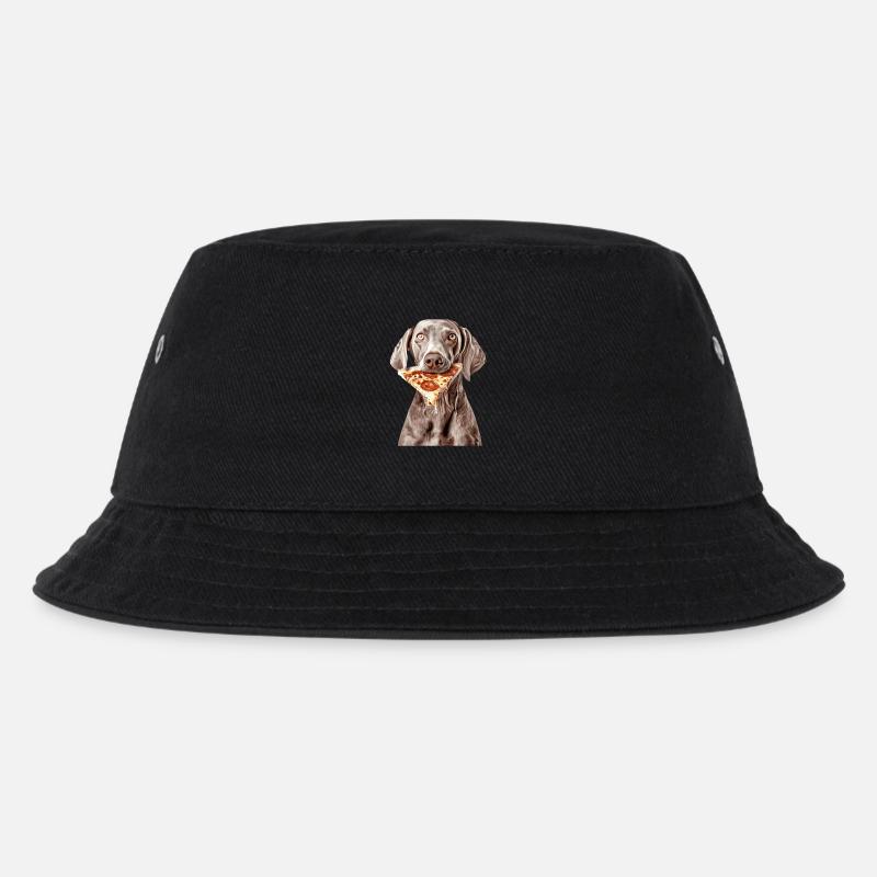 Weimaraner - Kinder Bucket Hat - Schwarz