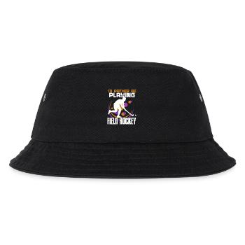 Field Hockey I'd Rather Be Playing Field Hockey - Kids’ Bucket Hat - black - Front