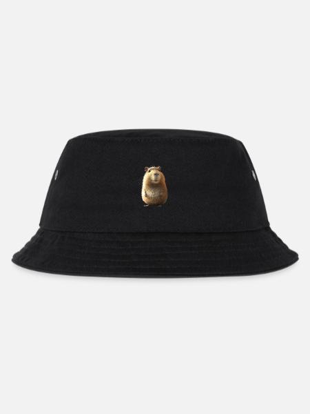 Capybara Be Capy Wasserschwein Lustiges Capybara - Kinder Bucket Hat - Schwarz