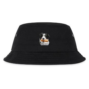Border Collie - Kids’ Bucket Hat - black - Front
