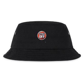 Comments Off on Red Button - Kids’ Bucket Hat - black - Front