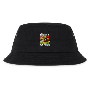 The Road To My Heart Is My Dachshund - Kids’ Bucket Hat - black - Front