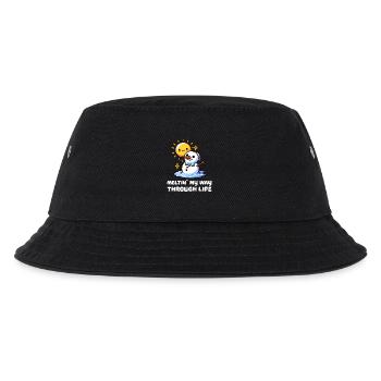 Schmelzen Meinen Weg Durch Das Leben Schneemann - Kinder Bucket Hat - Schwarz - Vorne