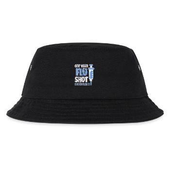 Get Your Flu Shot So I Don't Have To 2 - Kinder Bucket Hat - Schwarz - Vorne
