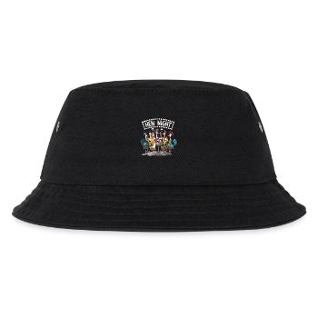 Hühner Nacht - Kinder Bucket Hat - Schwarz - Vorne