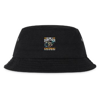 Scuba Diving Become A Scuba Diver They Said Diver - Kinder Bucket Hat - Schwarz - Vorne