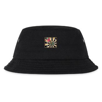 Dartist Darted Bullseye Target Dart - Kids’ Bucket Hat - black - Front