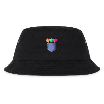 Darting Arrow Dartist Darted Pocket Dart - Kids’ Bucket Hat - black - Front