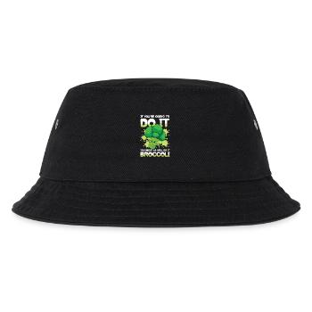 You Might As Well Do It Broccoli - Kinder Bucket Hat - Schwarz - Vorne