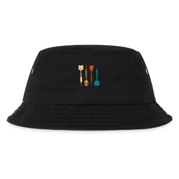 Darting Darted Retro Vintage Dart - Kids’ Bucket Hat - black - Front