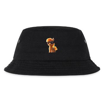 Pony Riding Pony Foal Rider Ponies Riding Pony Farm - Kids’ Bucket Hat - black - Front