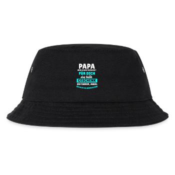 Papa Wir Haben Versucht FurDich Das Beste Geschenk - Kinder Bucket Hat - Schwarz - Vorne
