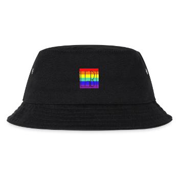 LGBT Arc-en-ciel Drapeau Gay Pride Gay - Bob Enfant - noir - Devant