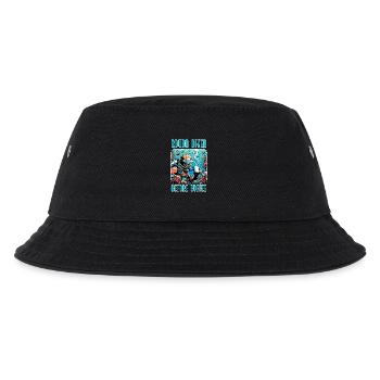 Scuba Diver Before Coffee Swimming Coffee Lover - Kinder Bucket Hat - Schwarz - Vorne