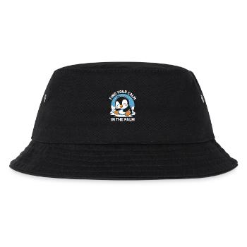 Trouvez votre paix en main avec un pingouin mignon - Bob Enfant - noir - Devant