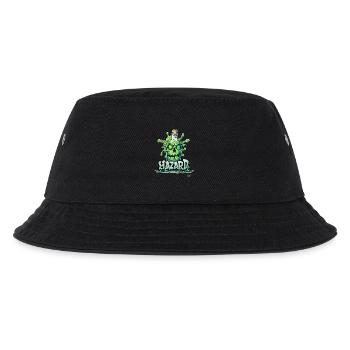 Gefahr! Giftflasche mit Totenkopf - Kinder Bucket Hat - Schwarz - Vorne