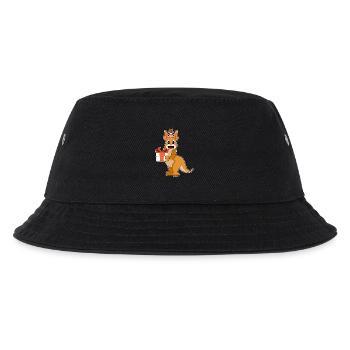 Känguru Geburtstag Paket - Kinder Bucket Hat - Schwarz - Vorne