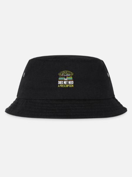 Gardening Gardening Is Medicine - Kids’ Bucket Hat - black