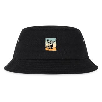 Handball Handballer - Kinder Bucket Hat - Schwarz - Vorne