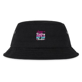 Knitting There is no off switch - Kids’ Bucket Hat - black - Front
