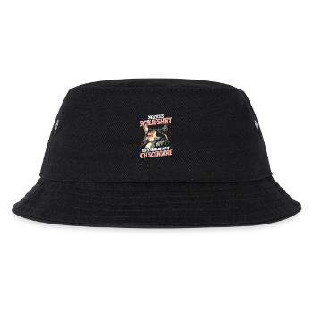nieOffizielles Schlafshirt - Dreifarbiges Kätzchen - Kinder Bucket Hat - Schwarz - Vorne
