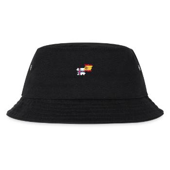 Färöer Spanien Flagge Spanisch Färinger - Kinder Bucket Hat - Schwarz - Vorne
