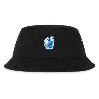 Krampus in einer Eislandschaft - Kinder Bucket Hat - Schwarz - Vorne