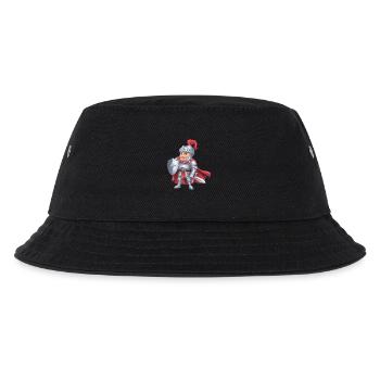 Freundlicher Ritter als Geburtstagsgeschenk Design - Kinder Bucket Hat - Schwarz - Vorne