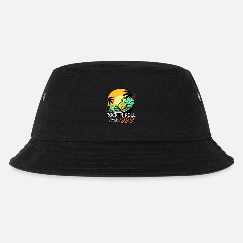 Turtle Rock N Roll seit 1999 Geburtstag - Kinder Bucket Hat - Schwarz