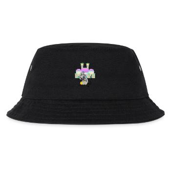 Castle Fairy Tale Rat Medieval Rodent Castle Child - Kids’ Bucket Hat - black - Front