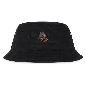 Grey Fox | Orange Fox - Kids’ Bucket Hat - black - Front